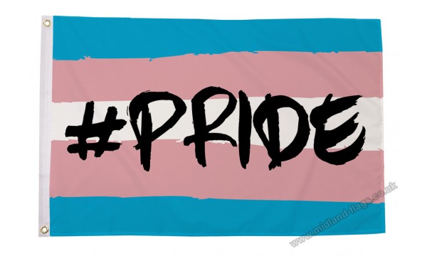 Hashtag Pride (Transgender) Flag